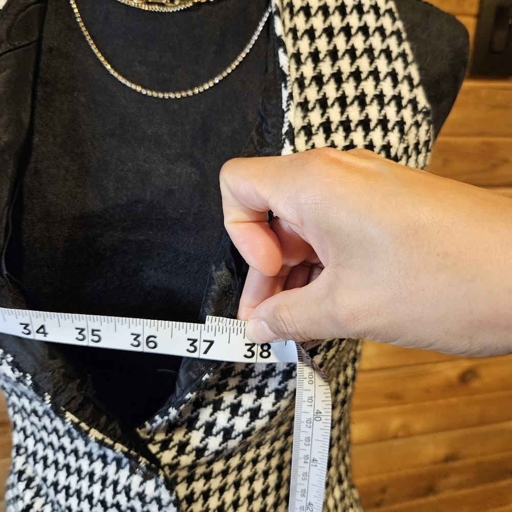 Houndstooth Womens Vest XXS/XS - Picture 6 of 9